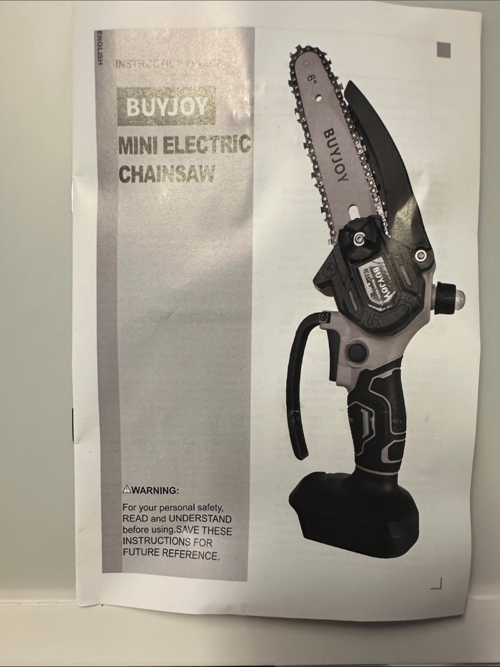 Mini Electric Chainsaw - Yellow